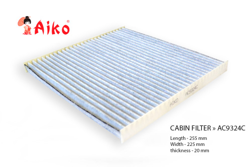 Фильтр салона AC-9324 Aiko (CU 26017)(CA-28300)(WP2120) Фильтр салона AC-9324 Aiko (CU 26017)(CA-28300)(WP2120)