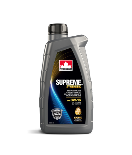 Масло Petro-Canada SUPREME SYNTHETIC SAE 0w-16 API SP (Канада) 1л.