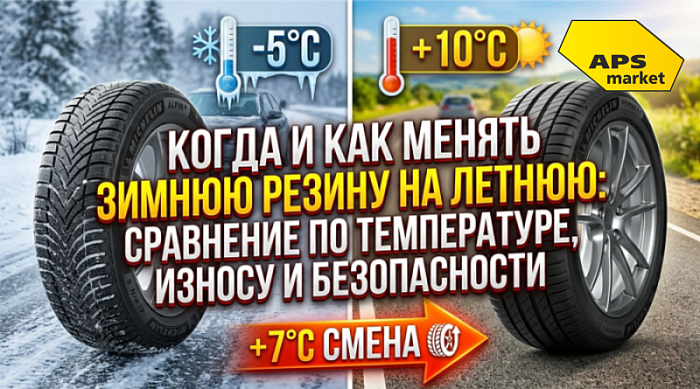 Когда и как менять зимнюю резину на летнюю