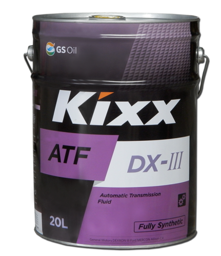 Масло Kixx трансмиссионное ATF DX-III синт 20 л.