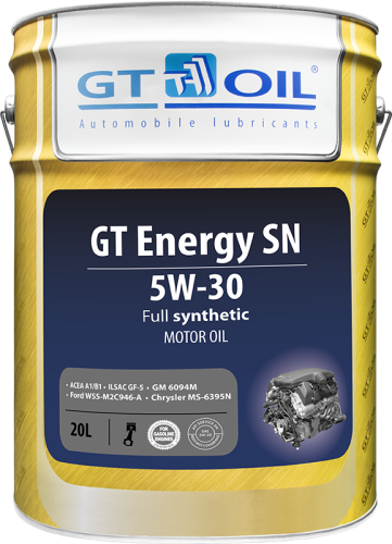 Масло GT Energy SN SAE 5W-30, API SN/GF-5 (Корея) 20л.
