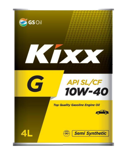 Масло Kixx моторное G 10W-40 SL/CF п/синт 4 л.
