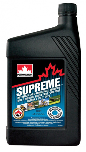 Масло Petro-Canada SUPREME SYNTHETIC BLEND 2-STROKE SMALL ENGINE OIL  1л.