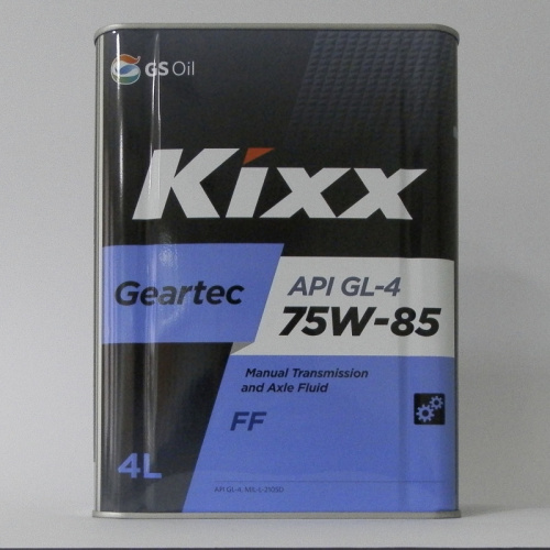 Масло Kixx трансмиссионное Geartec FF 75W-85 GL-4 4 л.