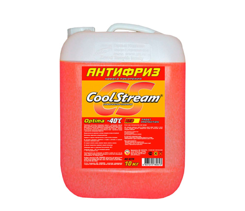 Антифриз CoolStream Optima (красный) 10кг.