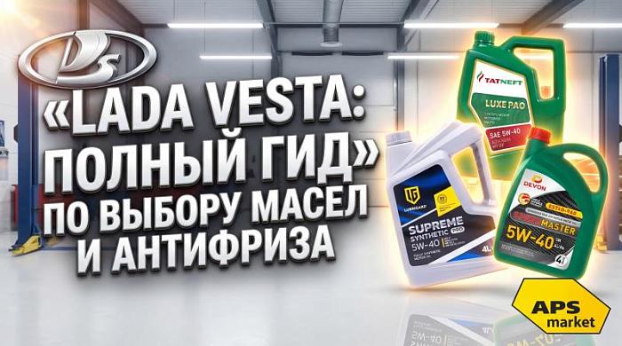 Lada Vesta: Полный гид по выбору масел и антифриза