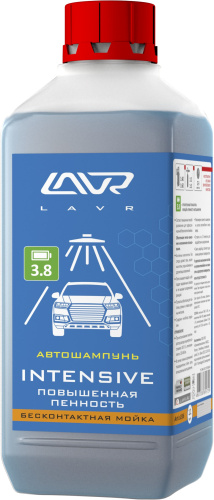 Автошампунь для бесконтактной мойки INTENSIVE повышенная пенность LAVR (LN2306) 1,1кг (12)