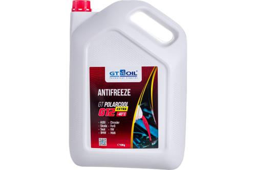 Антифриз GT Polarcool Extra Antifreeze G12 красный  10  кг