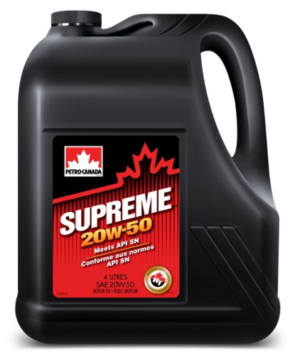 Масло Petro-Canada SUPREME SAE 20w-50 API SN  4л.