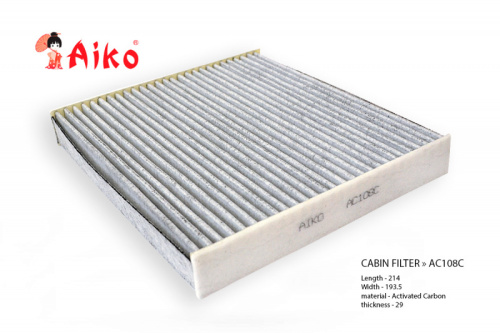 Фильтр салонный AC-108C Aiko (CA-1114)(AC-108 С)(CUK 1919)(8713950060)