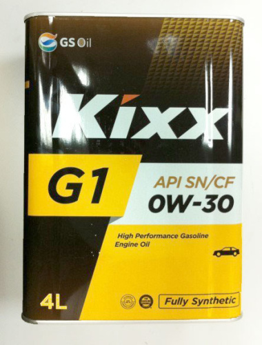 Масло моторное Kixx G1 NEO SAE 0W-30 API SN/CF синт 4л.(4)